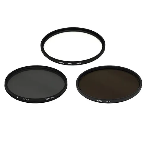 Hoya Digital Filter Kit II - Filtri UV, Polarizzatore E ND Da 37 Mm In Custodia