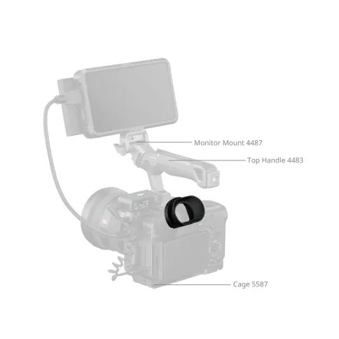 SmallRig 5713 Oculairrubber voor Sony FX2 4.webp