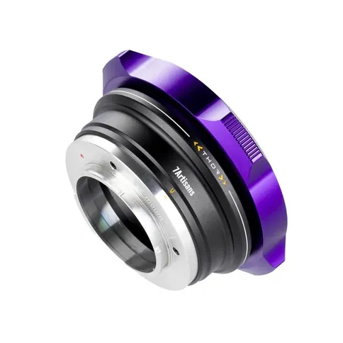 7Artisans_Thor_Lens_Adapter_Purple_Angled_View_Mount_Side.jpg