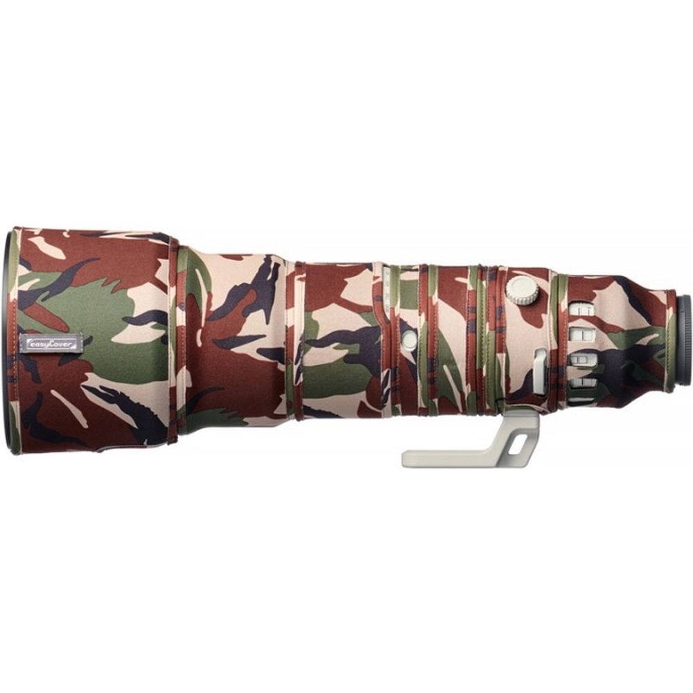 easyCover Objektivabdeckung Eiche für Sony FE 400-800mm F/6.3-8 G OSS Grün-Camouflage