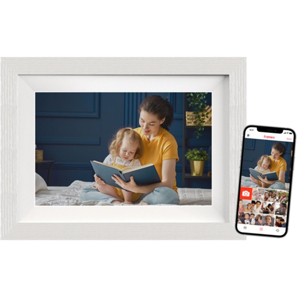 Braun DigiFrame 10W WiFi weiß + weiß