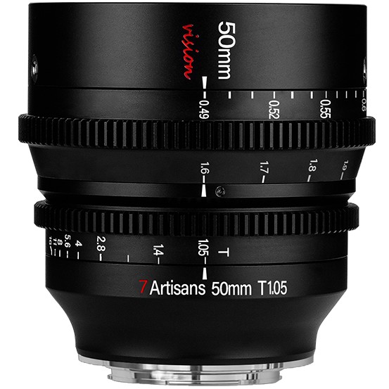 7artisans 50 mm T1.05 M43 (Panasonic Olympus) Schwarz
