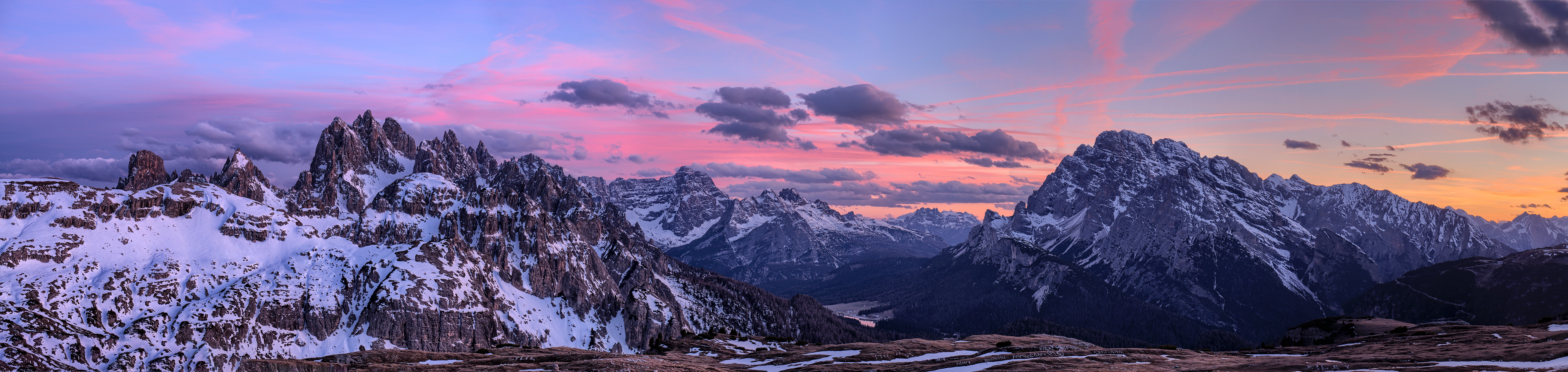 Panorama fotografie Dolomites
