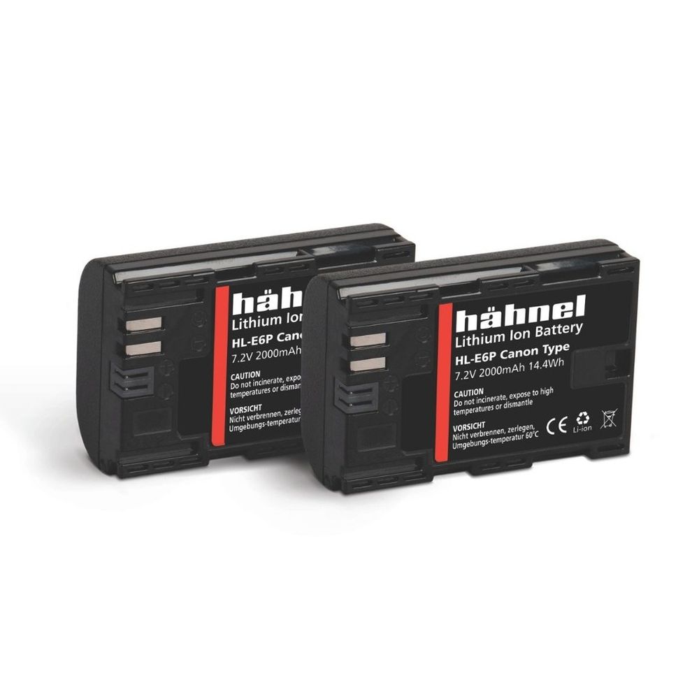 Hahnel HL-E6P - Canon LP-E6P Twin Pack