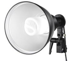 Falcon Eyes Lampenhalter LHER-2040 + ML-40 Lampe