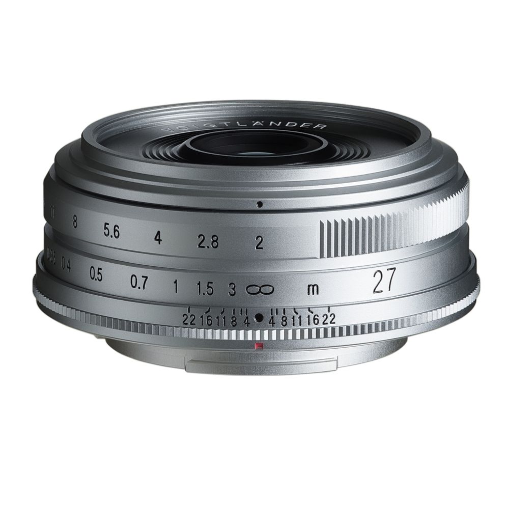 Voigtländer Ultron 2,0/27 mm, silbernes X-Mount-Objektiv