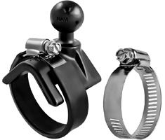 Ram RAM-B-108BU UNPKD V Base Ball und Straps 1/2 inch - 2 inch