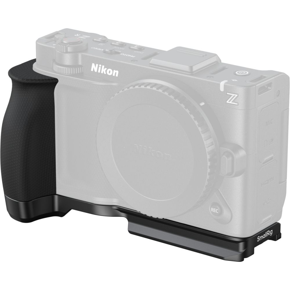 SmallRig 5466 L-förmige Montageplatte mit Silikongriff für Nikon ZR