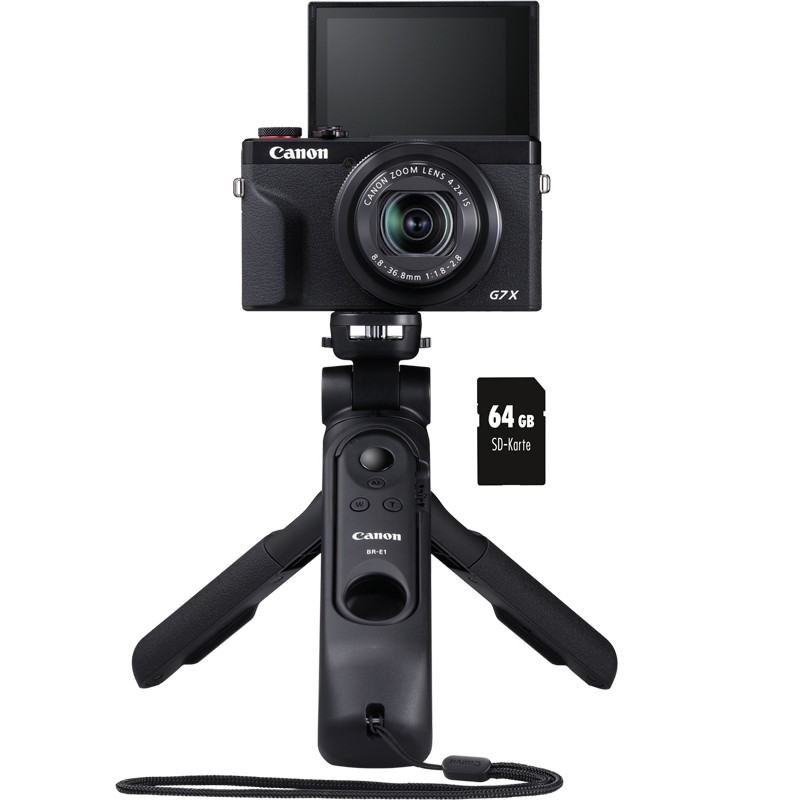 Canon PowerShot G7X Mark III Vlogger Kit Schwarz