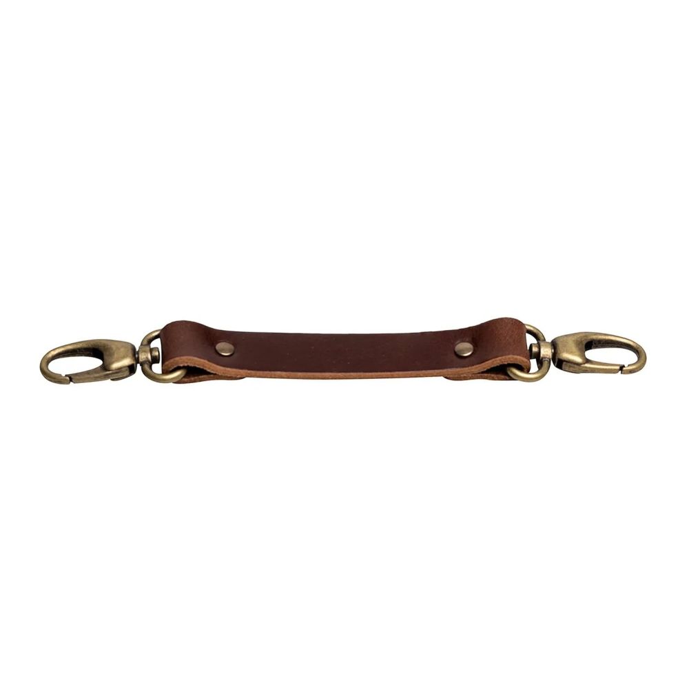 Der Hantler Brustgurt Brandy / Altsilber, 22cm