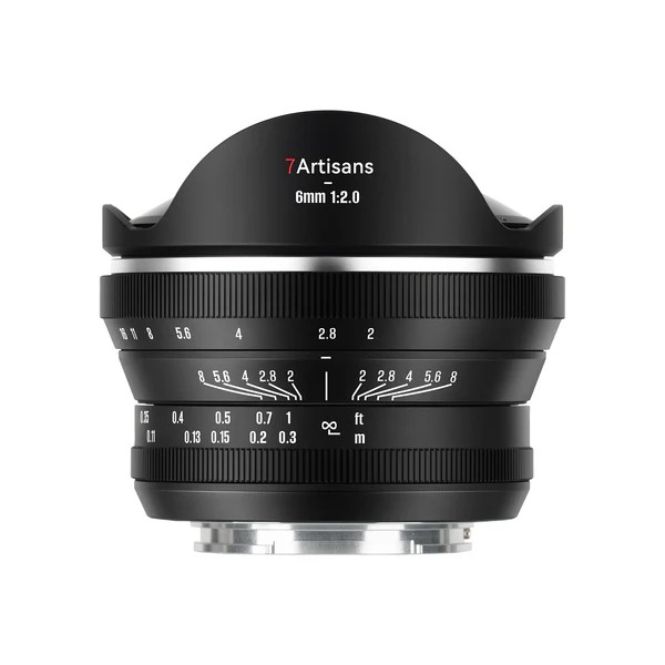 7Artisans MF 6mm F/2.0 APS-C Fisheye Canon (EOS-R Mount)