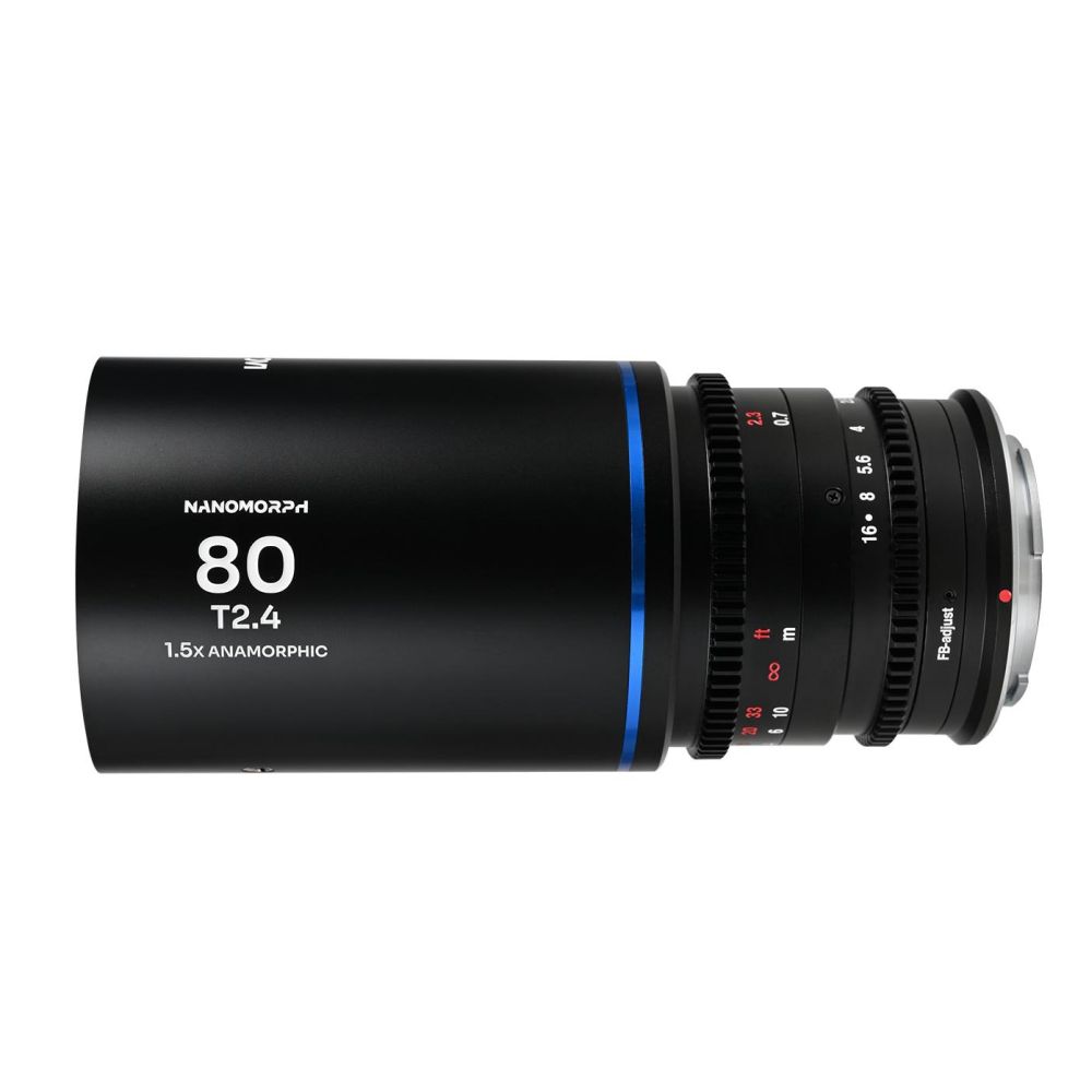 Laowa Nanomorph 80mm T2.4 1.5x S35 (Blau) Fuji X