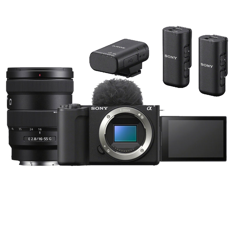Sony ZV-E10 II + 16-55mm F/2.8 G + ECM-W3 Mikrofon