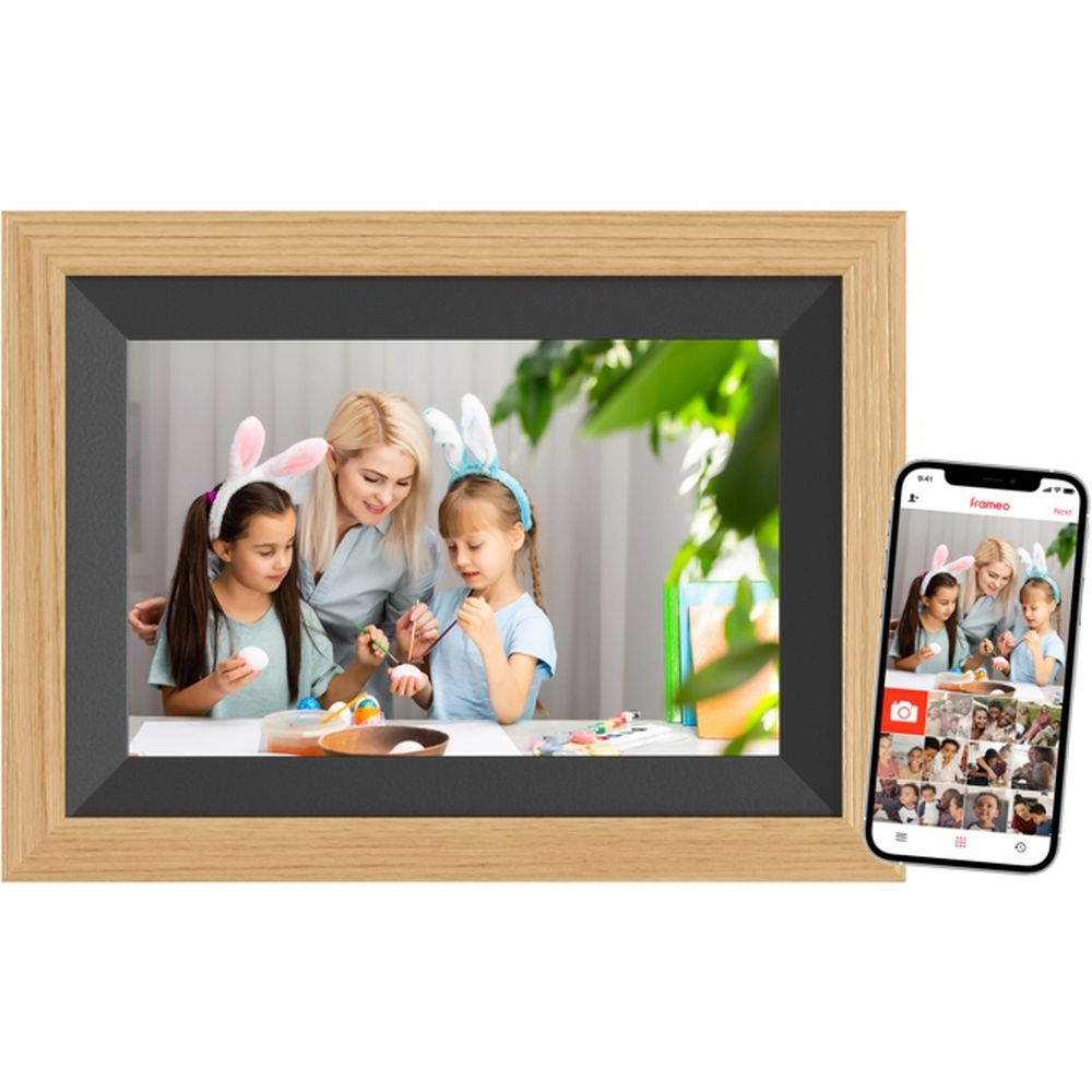 Braun DigiFrame 10B WiFi Buche + Schwarz