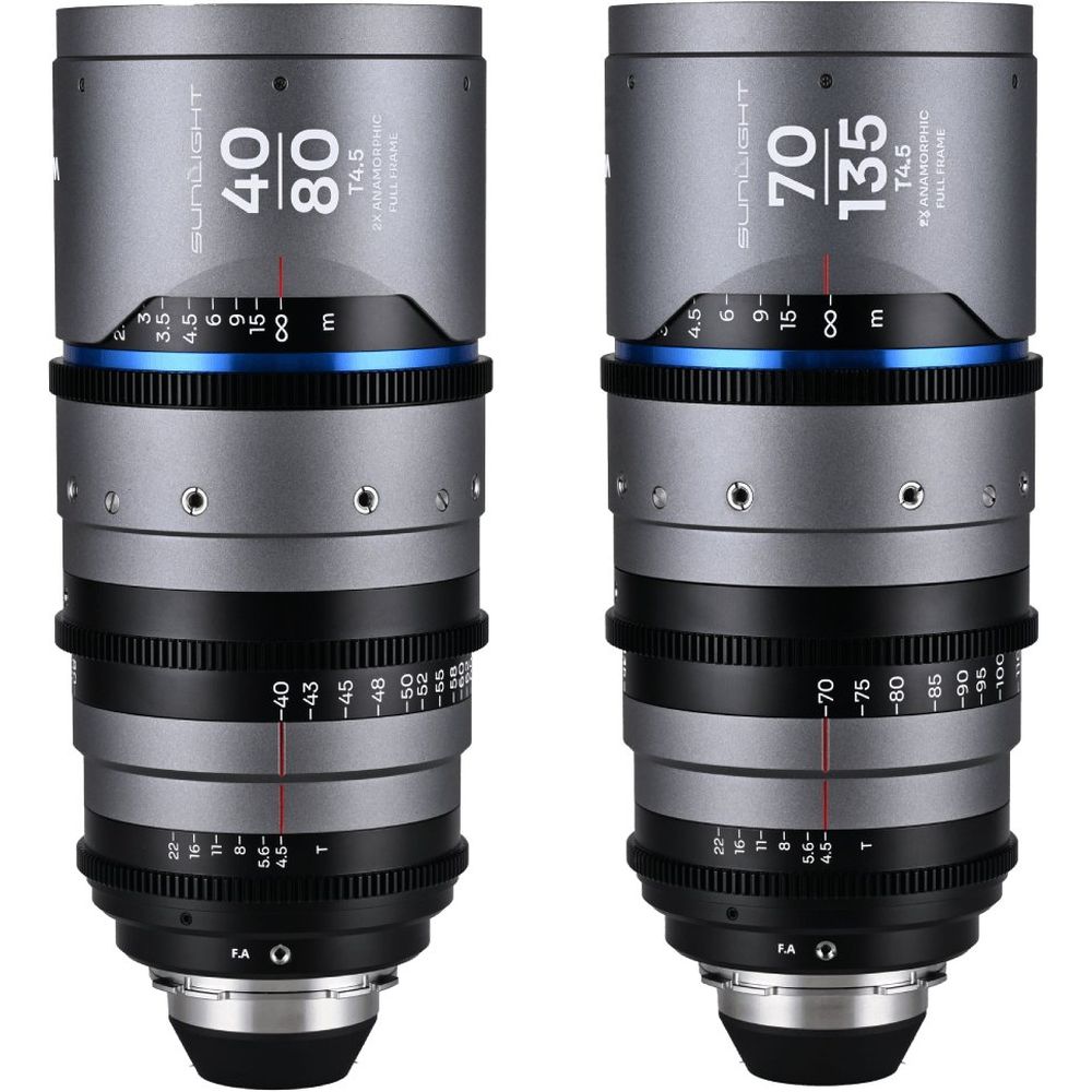Laowa Sunlight FF 2x Anamorphic Zoom Bundle 40-80/70-135mm Blau