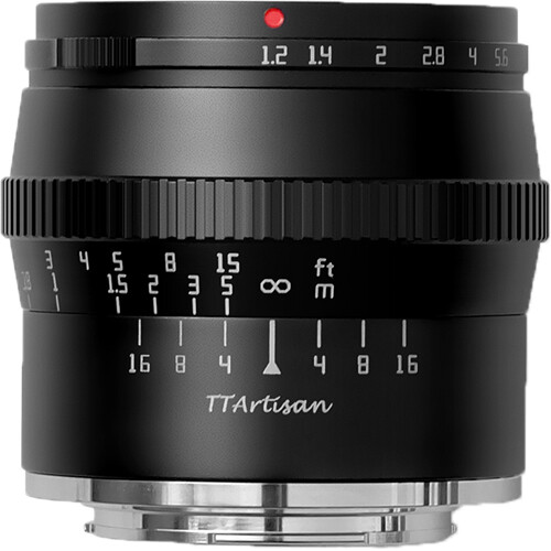 TTArtisan APS-C 50mm F1.2 Canon RF mount schwarz