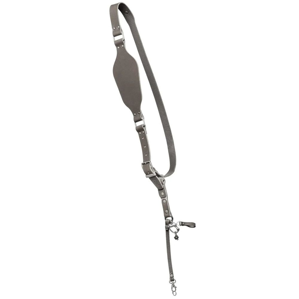 Der Hantler Kamera-Schultergurt Stone Gray / Altsilber, Regular
