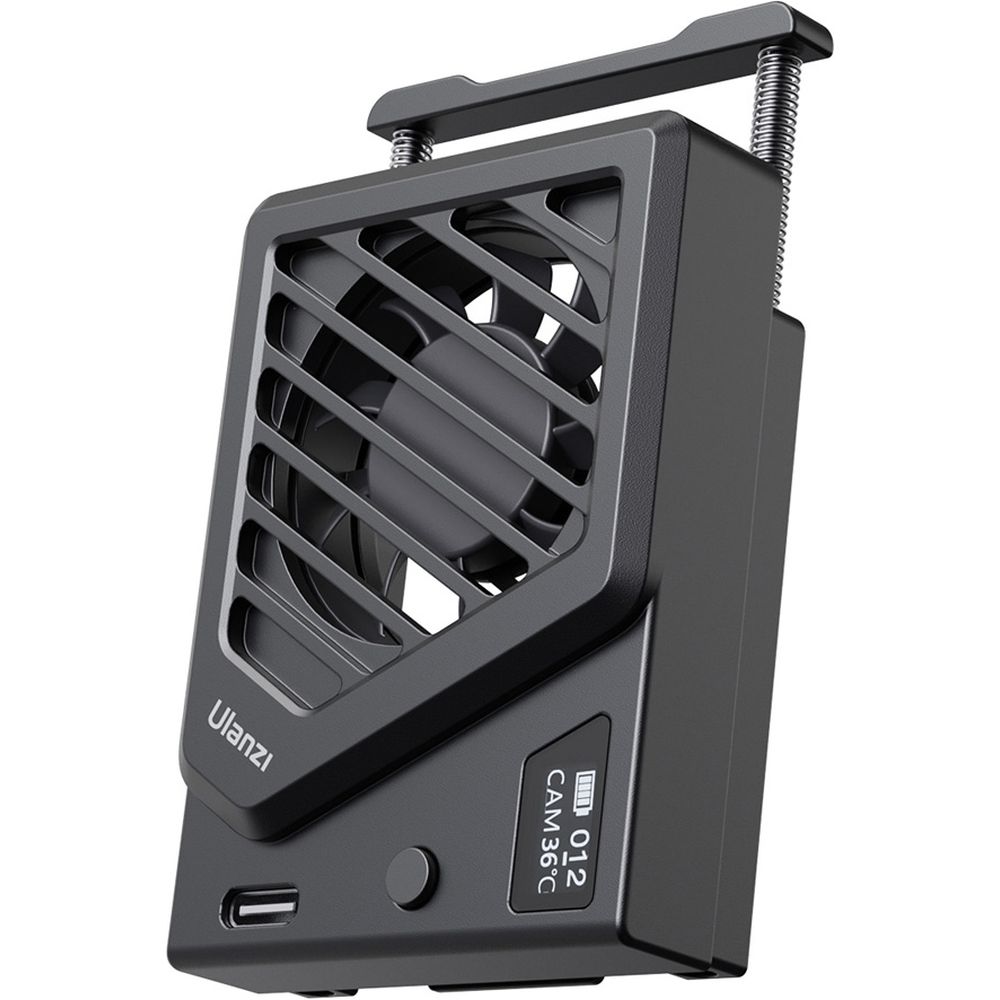 Ulanzi CA25 Kamera-Kühlventilator V2 (Klemme), schwarz