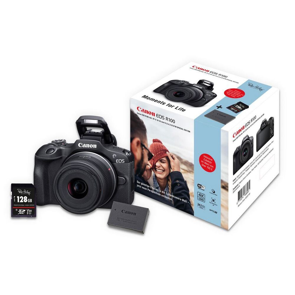 Canon EOS R100 + RF-S 18-45mm IS STM Sonderausgabe
