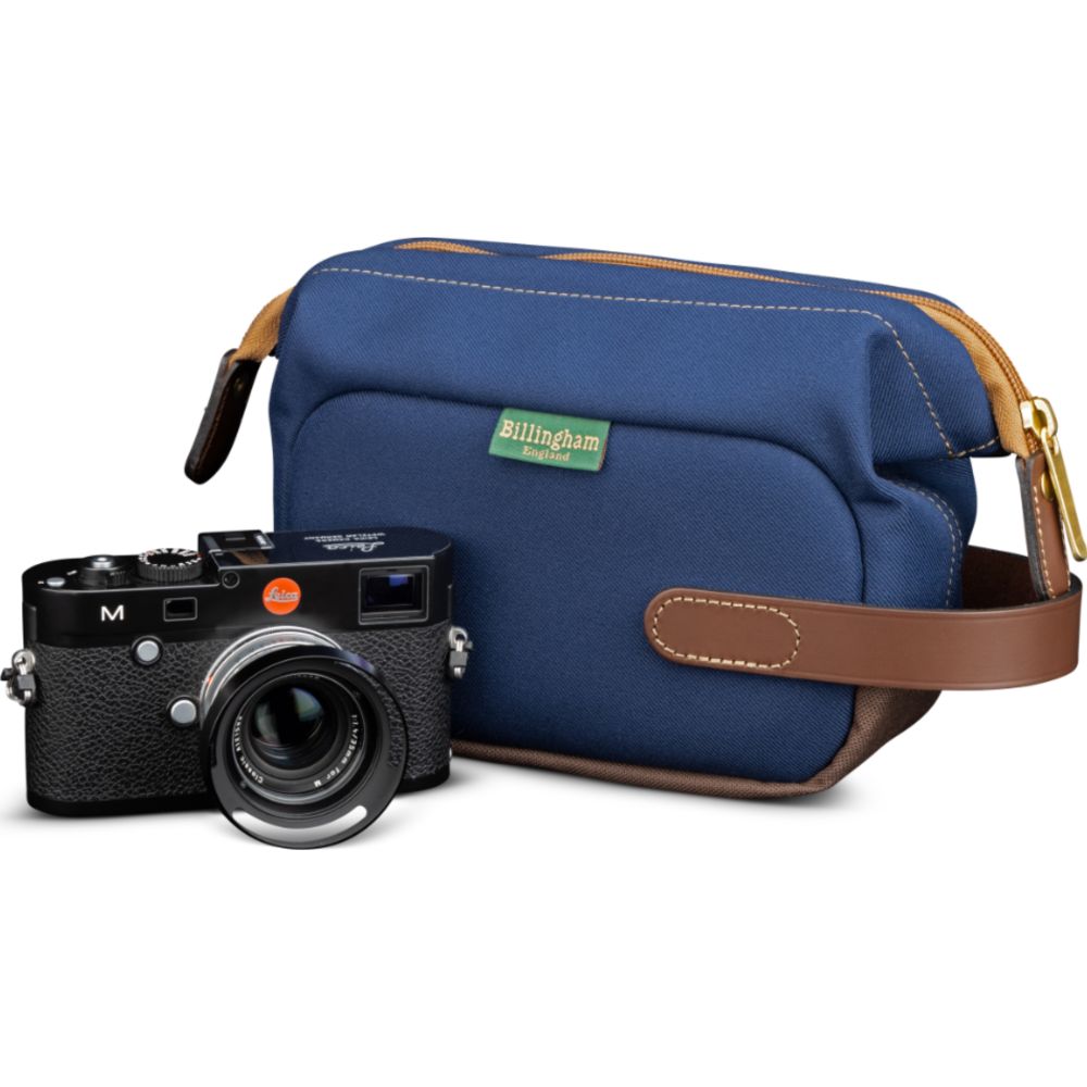 Billingham Capsule 1 Marineblaues Fibrenyt/Schokolade