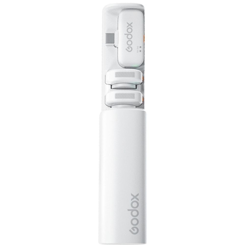 Godox C01 Kit 2 2,4-GHz-Funkmikrofonsystem Weiß