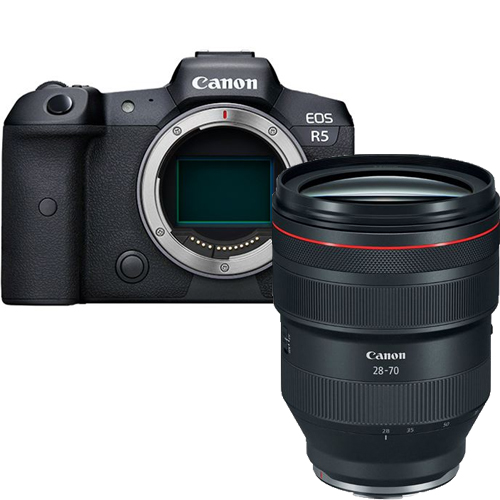 Canon EOS R5 Gehäuse + RF 28-70MM F/2L USM - Kamera Express