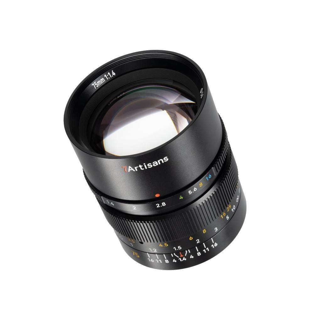 7Artisans 75mm F/1.4 L-Mount Schwarz