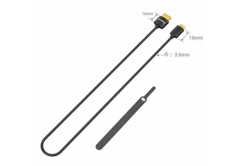 SmallRig 3040 Ultra Slim 4K HDMI Kabel (C auf A) 35cm