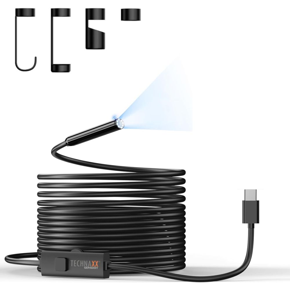 Technaxx USB-C Endoskopkamera mit Licht TX-386
