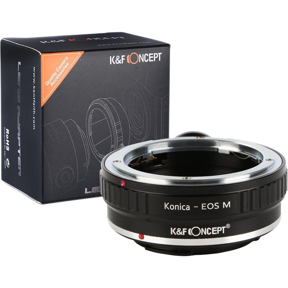 K&F Objektivadapter Konica AR - Canon EF-M (1/4" Stativgewinde)