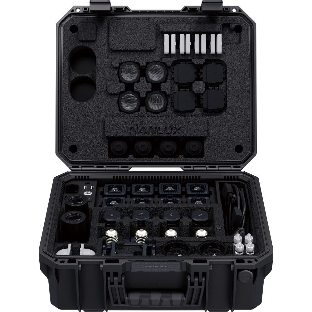 Nanlux Evoke 5C LED Vollfarb-Spotlight 8er-Set