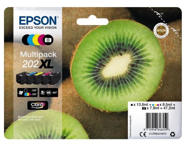 Epson Multipack 5-farbig 202XL Kiwi
