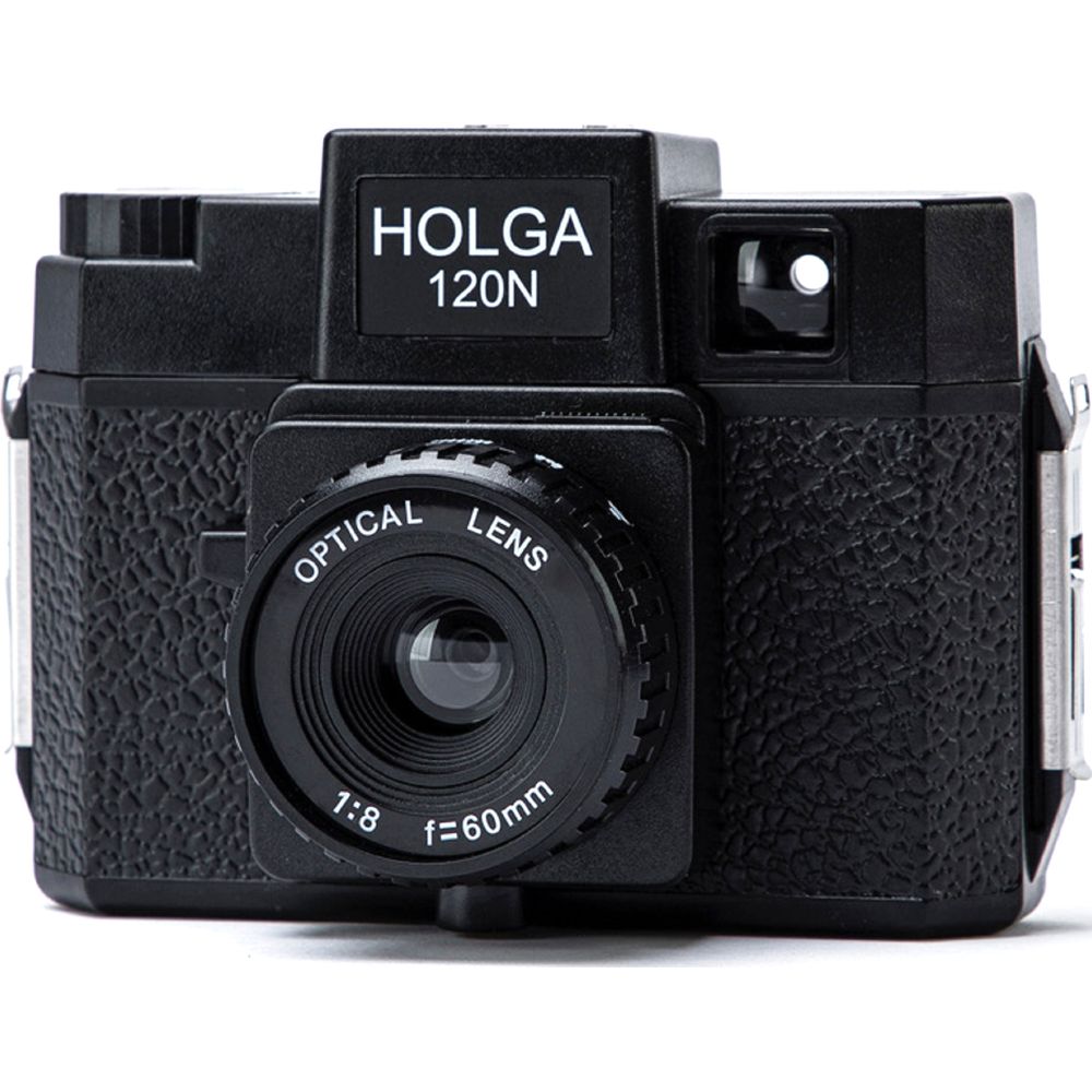 Holga 120N Rollfilmkamera-Set optisches Glasobjektiv (inkl. B+W Film)