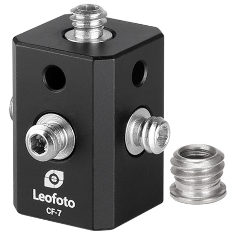 Leofoto CF-7 universal conversion adapter UNC 1/4" screw*5