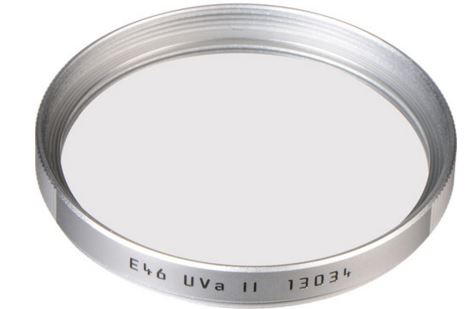 Leica 13034 Filter UVa II E 46 silber