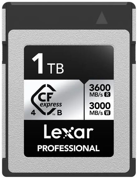 Lexar Professional Silver 4.0 CFexpress-Karte Type B R3600/W3300 MB/s – 1TB