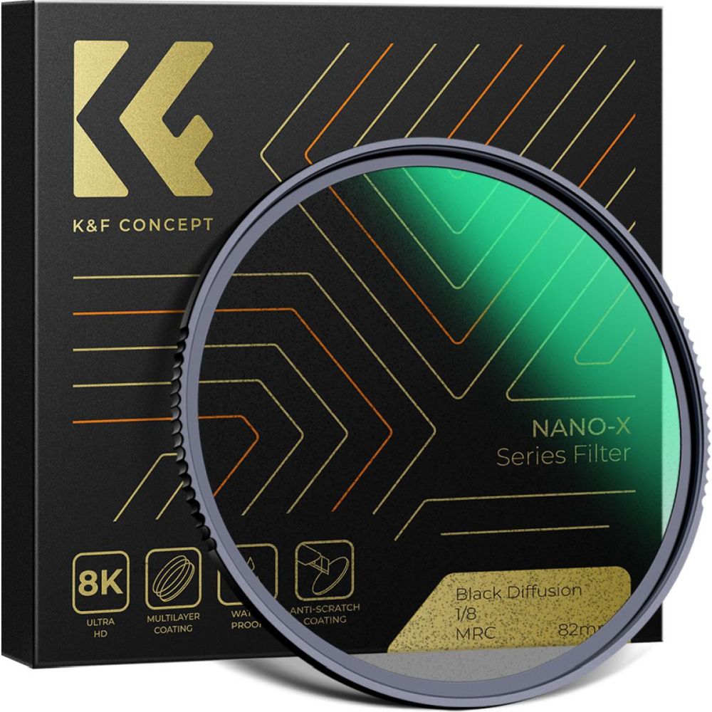 K&F Concept 1/8 Black Mist Filter Nano X - 55mm