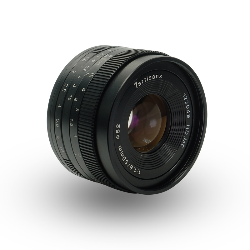 7artisans 50mm F/1.8 schwarz für Sony E-mount