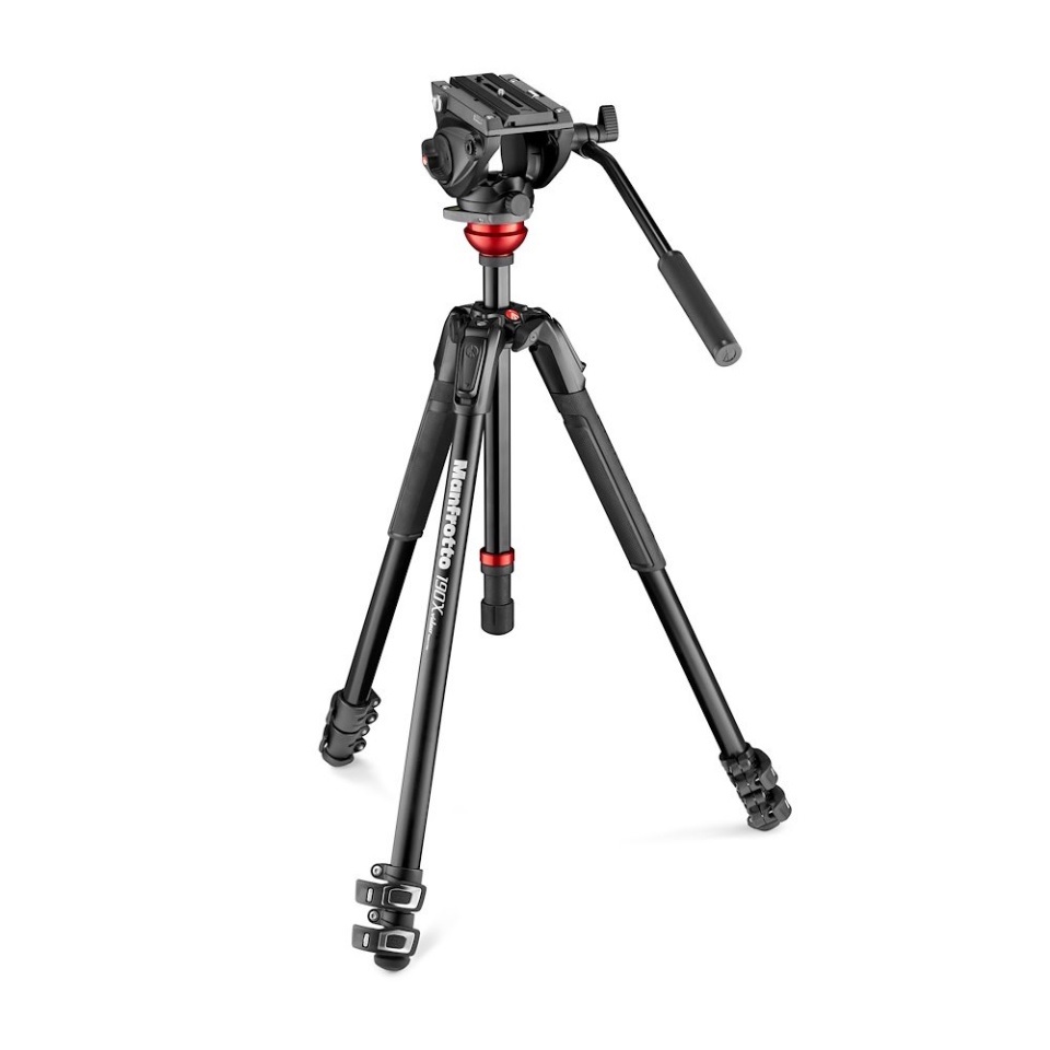 Manfrotto MVH500AH & 190X Alu-Video-Kit