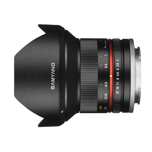Samyang 12mm F2.0 NCS CS Fuji X Schwarz
