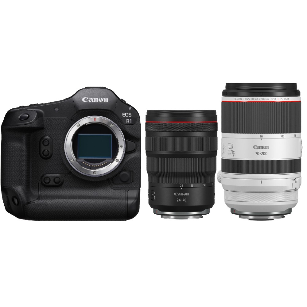 Canon EOS R1 + RF 24-70mm F/2.8L IS USM + RF 70-200mm F/2.8L IS USM
